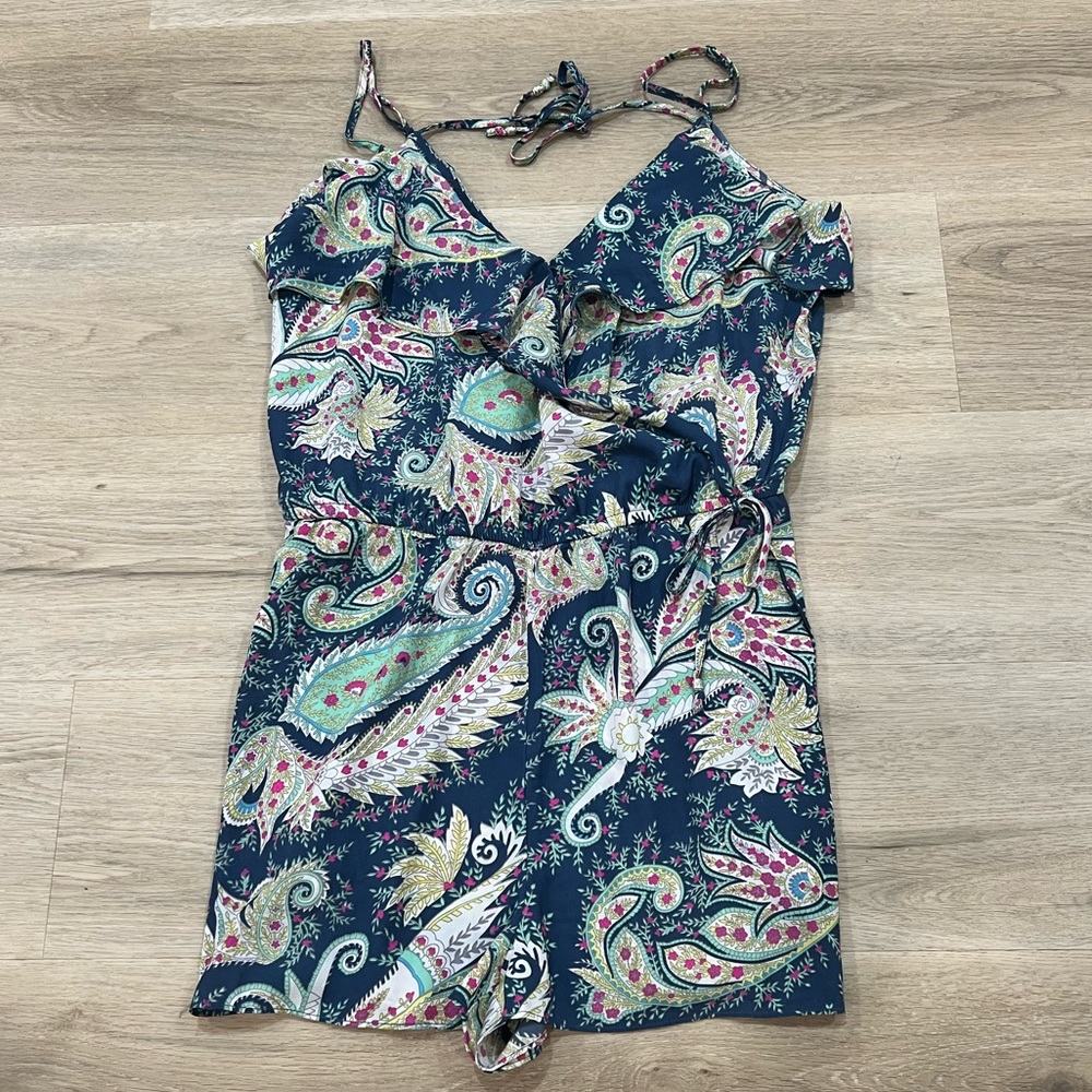 American Eagle Paisley Romper